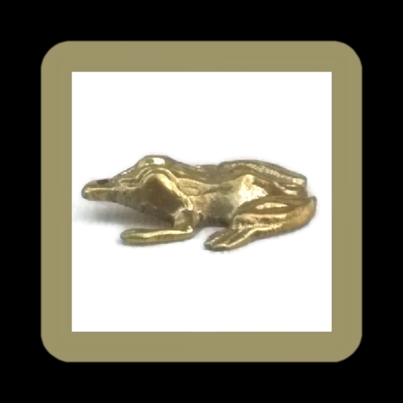 NEW ~ Frog Minature Brass Figurine, 3cm x 2.5cm & 20gms ~ Handmade in Nepal. - Picture 2 of 4